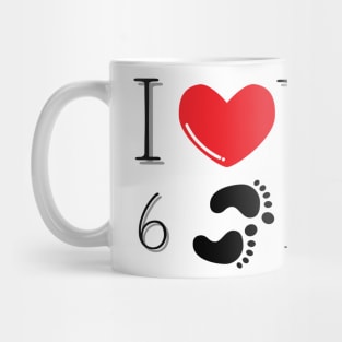 I Love You Six Feet Away Mug